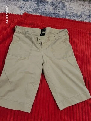 Womens Kahki Size 8 The Limited Sexy Drew Fit Shorts - Imagem 1 de 3