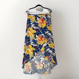 Alya tropischer Sarong-Rock oder langes Schwimmen Wickeloptik, Größe Large, kein Pflegeetikett, Viskose gebraucht, in einwandfreiem Zustand - Bild 1 von 17