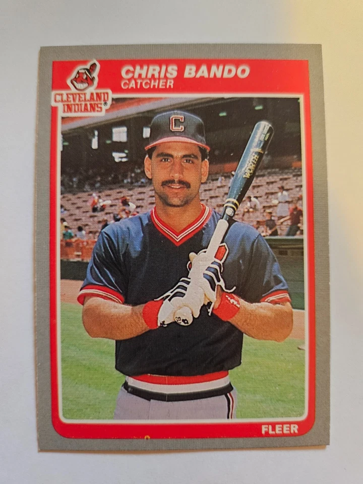 1985 FLEER CHRIS BANDO #438 NM - Image 1 of 1