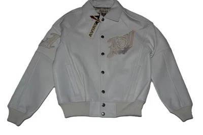 AUTHENTIC AVIREX MENS LIMITED EDITION GOLD CLUB WHITE  JACKET NEW ALL SIZES - Image 1 of 4