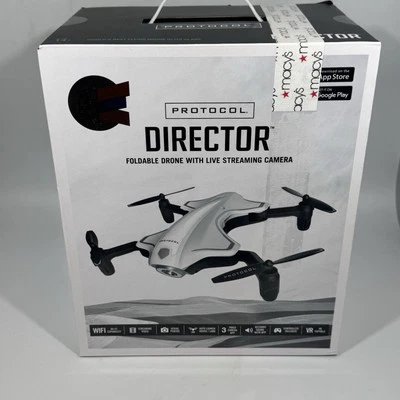 Drone plegable Protocol Air Director con cámara de transmisión en vivo Foto 1 de 4
