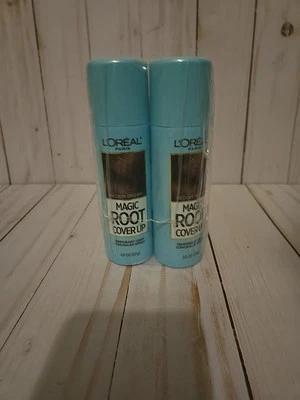 Corrector L'oreal Paris Magic Root CoverUp Temp Gris Spray 2oz Marrón Medio X2 Foto 1 de 2