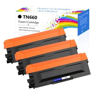 3PK TN660 Toner Cartridge for Brother MFC-L2700DW HL-L2300D DCP-L2540DW TN-630 - Picture 1 of 11