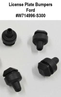 4 pc 2002+ LICENSE PLATE BUMPERS W714996-S300 Ford, Lincoln, Mercury Many Years - Image 1 of 2