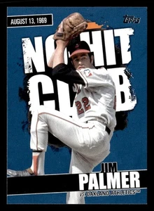 Jim Palmer 2022 Topps Night Club Card #NHC-19 Baltimore Orioles - Picture 1 of 2
