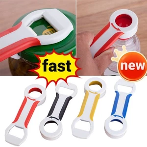 4 in 1 Universal Can Opener Bottle Glass Opener Lid Opener Kitchen Gadget N E W - Picture 1 of 12
