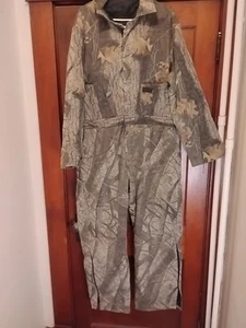 Hunting Camo Liberty Camo Hardwoods Quilted Lining Men's Coveralls Camouflage - Picture 1 of 11