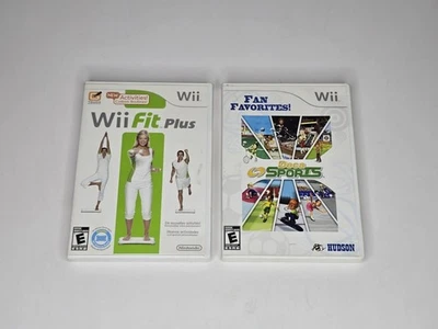 Wii Fit Plus e DECA Sports Nintendo Wii CIB completo na caixa testado e funcionando  - Imagem 1 de 4