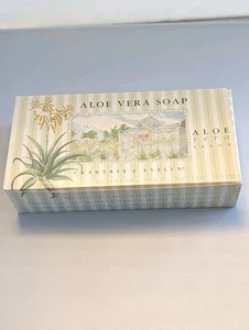 Jabones en caja de aloe vera Crabtree & Evelyn 1987 vintage - 3 barras de jabón x 100 gramos - Imagen 1 de 13