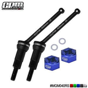 GPM CS Rear CVD Drive Shaft 40mm & 7075 Alloy Wheel Hex ARRMA 1/16 Mojave Grom - Picture 1 of 12
