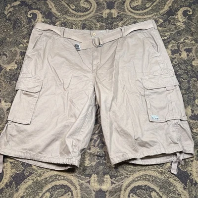 Pantalones Cortos Pro Club Para Hombre Grandes y Altos Algodón Sarga Carga Caqui Talla 52 Ropa de Calle Foto 1 de 4