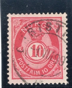 Norway NK 53 III a/b - Type 1 - flaw 7 (flaws per Handbok Central Bind IVb) - Imagen 1 de 1