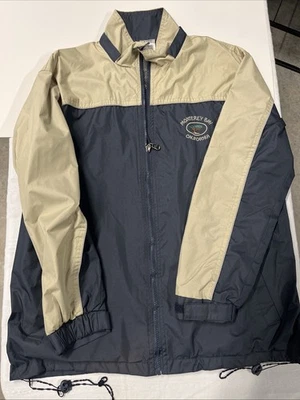 North End Large Beige And Navy Blue Monterey Bay California Windbreaker Jacket - Image 1 of 4