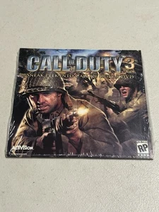 Sneak Peak Into Call of Duty 3 2006 Promotional DVD Activision *SEALED* - Picture 1 of 3
