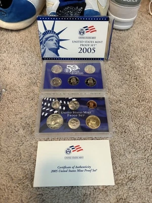 2005 United States Mint Proof Set - 11 Coins - With COA - Stunning💥💥💥 - Image 1 of 4