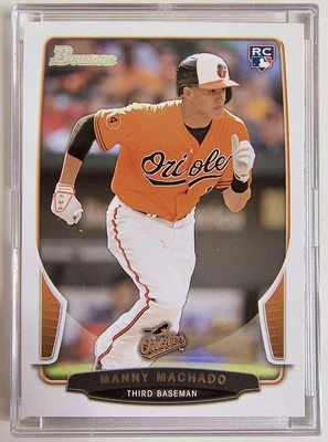 Tarjeta de novato Manny Machado 2013 Bowman Draft Picks & Prospects (CANTIDAD DISPONIBLE) Foto 1 de 2