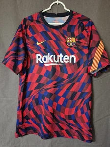 Camiseta de fútbol FC Barcelona NIKE entrenamiento geométrico 2020/2021 Rakuten talla GRANDE - Imagen 1 de 6
