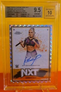 2025 Topps Chrome WWE Karmen Petrovic #NXT-KPT Geometric Auto (BGS 9.5/10) - Picture 1 of 4