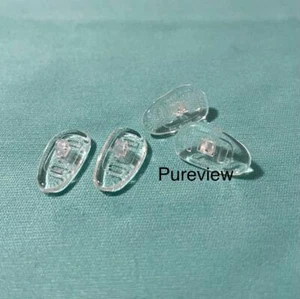 x2 pares de almohadillas nasales de silicona de calidad para gafas Prada de 13 mm atornillables - Imagen 1 de 3