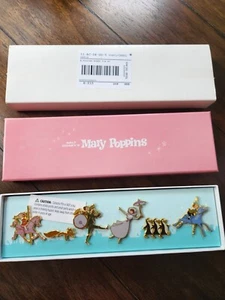 Disney Mary Poppins 40° Anniversario Set 6 Spille LE 1000 (RARO) 1 Febbraio 2004 - Foto 1 di 6