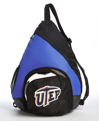 Mochila con cabestrillo UTEP Universidad de Texas El Paso Bolso con balón de fútbol o voleiba Foto 1 de 4