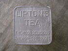 LIPTON'S TEA Tin/Metal Lipton Planter Ceylon Advertising  Approx 4' x 3' Vintage