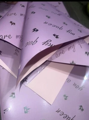 Papel Coreano/Doble Cara Color Flor Papel Papel Impermeable 20 Piezas Foto 1 de 2