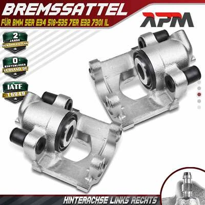 2x Brake Caliper Rear Left Right 38mm for BMW 5 Series E34 518-535 7 Series E32 730i iL - Image 1 of 4