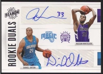 Hassan Whiteside Daniel Orton 10-11 Panini Season Update #67 RC Dual AUTO 26/99 - Image 1 of 3