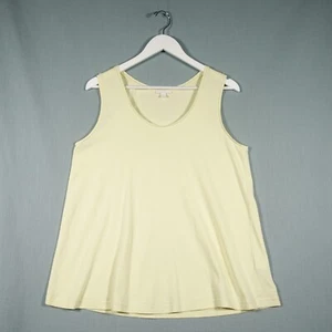 COS Vest Top Womens Medium Yellow Sleeveless Tunic Flowy Casual Top Preloved - Picture 1 of 13