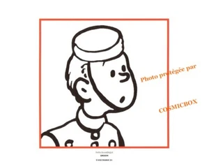 Ex-libris TINTIN en Amérique le GROOM de l'hotel personnages amis affiche offset - Picture 1 of 1