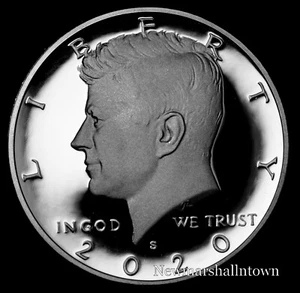 2020 S Kennedy Half Dollar Silver Proof Coin ~ From Mint Silver Proof Set - Picture 1 of 2