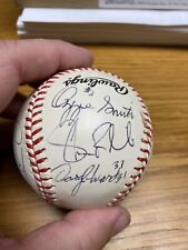 2000 houston astros autograph team baseball - Biggio, Bagwell, Wagner +