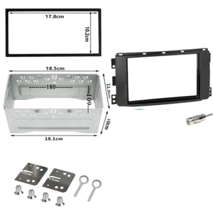 Autoradio Adapter Blende Set 2 DIN mit Armaturenbrett für Smart Car ForTwo 2007 - Bild 1 von 1