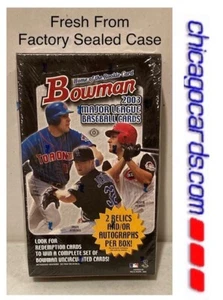 2003 Bowman Baseball HOBBY Box 2 Relics/AUTO Look4 Zack Greinke Hamels Rookie RC - Picture 1 of 8