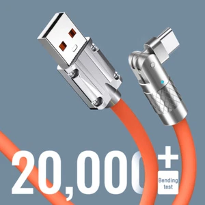 120W USB to Type C Charger Cable Fast Charging Lead For Samsung Huawei Android - Picture 1 of 20