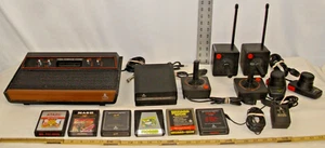 CONSOLA ATARI MODELO CX-2600A CON ACCESORIOS Y JUEGOS - Imagen 1 de 10