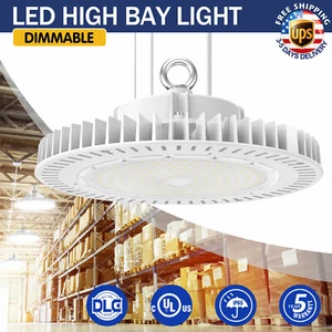 150W 200W 240W UFO LED High Bay Light Commercial Industrial Warehouse Shop Light - Picture 1 of 14