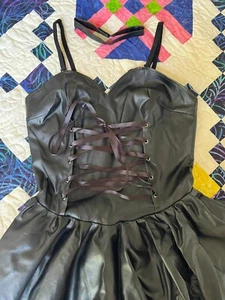 Misa Amane Deathnote Faux Leather Dress Costume Women's XS/S *READ DESCRIPTION* - Picture 1 of 9