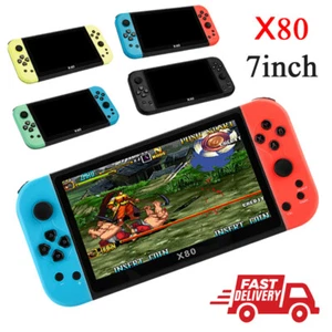X80 Handheld Spielkonsole 20.000 Spiele 7" Video Game Consoles Spielkonsole Kids - Bild 1 von 14