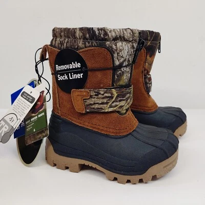 Ozark Trail Mossy Oak Camo Size 6 Toddler Boys Snow Winter Boots -5 Degrees - Image 1 of 4