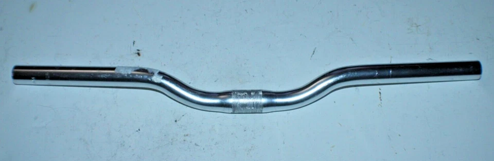 Manillar MTB 25,4 mm 525 mm 1,5" barra elevadora 6° curva plateada confort híbrido envío a EE. UU. Foto 1 de 4