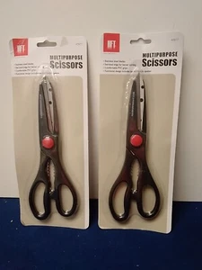 HFT Multipurpose Sissors Pack of 2 Stainless Steel Blades 8.5" Long - Picture 1 of 8