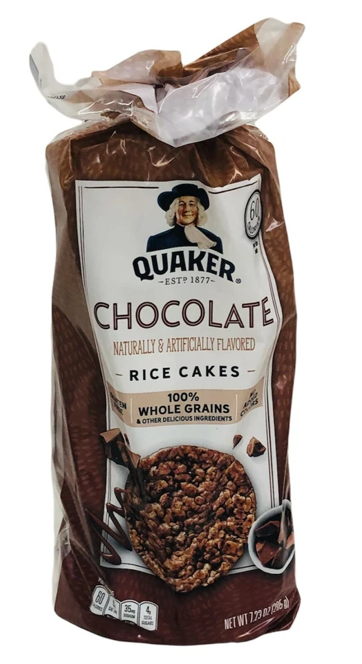 Pasteles de arroz Quaker chocolate sin gluten 7,23 oz Foto 1 de 1