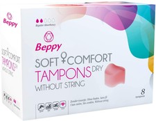 Tampone asciutto di Asha Beppy Soft Comfort da 8 pezzi