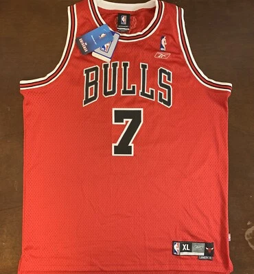 Camiseta deportiva de baloncesto vintage Reebok NBA Chicago Bulls Ben Gordon Foto 1 de 4