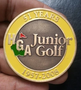 1957-2008 USA UK HGA JUNIOR GOLF MEDAL L@@K - Picture 1 of 2