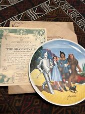 Vtg '79 Wizard of Oz Collector's Plate w Original Box & Certificate Plate 14464E