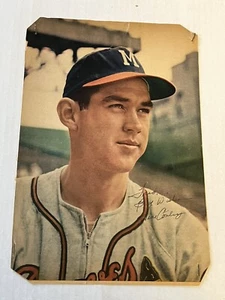 Vintage 1950s Gene Conley SPORT Magazine Signed Autograph Page Milwaukee Braves - Picture 1 of 3
