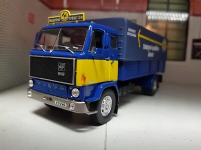 Volvo F89 Lorry 1972 1:43 Scale Atlas Ixo Diecast Model Dropside Truck Altaya - Image 1 of 4